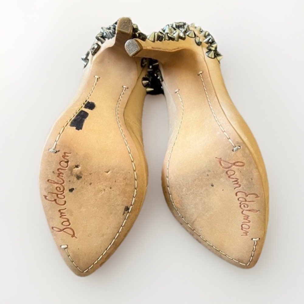 Sam Edelman LORISSA Leather Studded Heels - Picture 9 of 9